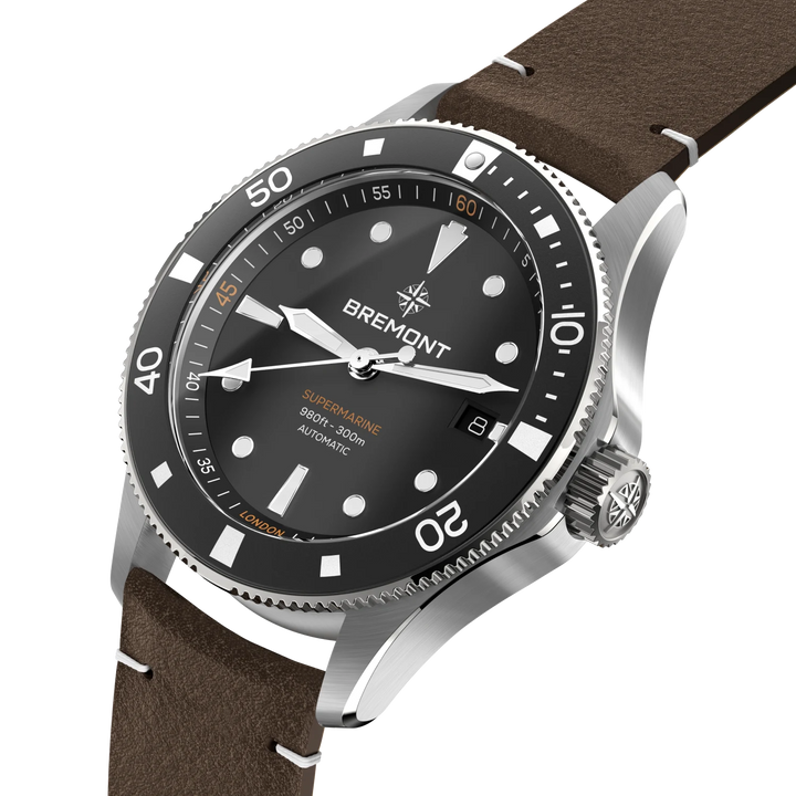 Bremont Supermarine 300M Date SM40-DT-SS-BK-L-S