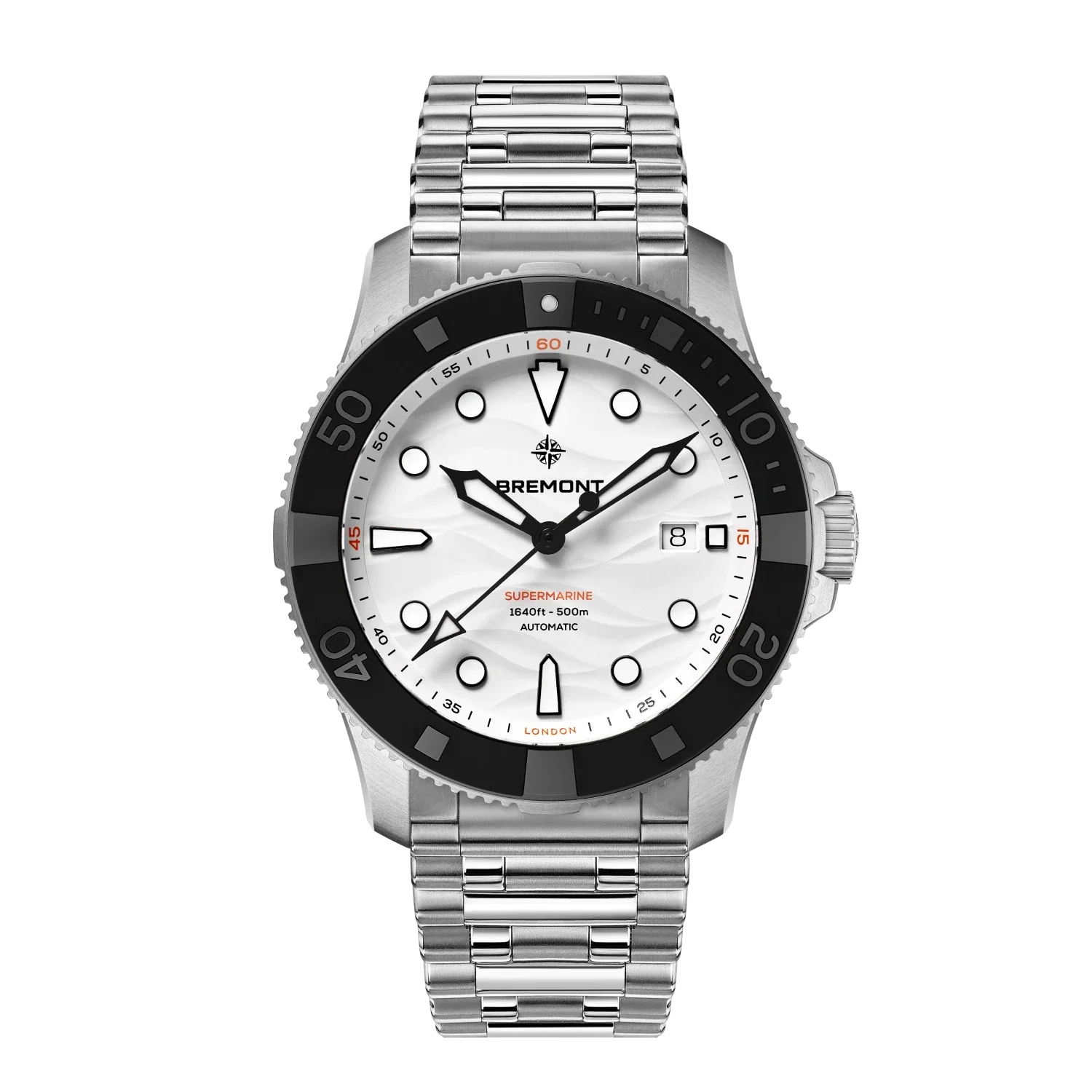 Bremont Supermarine 500m, Polar White SM43-DT-SS-WH-B