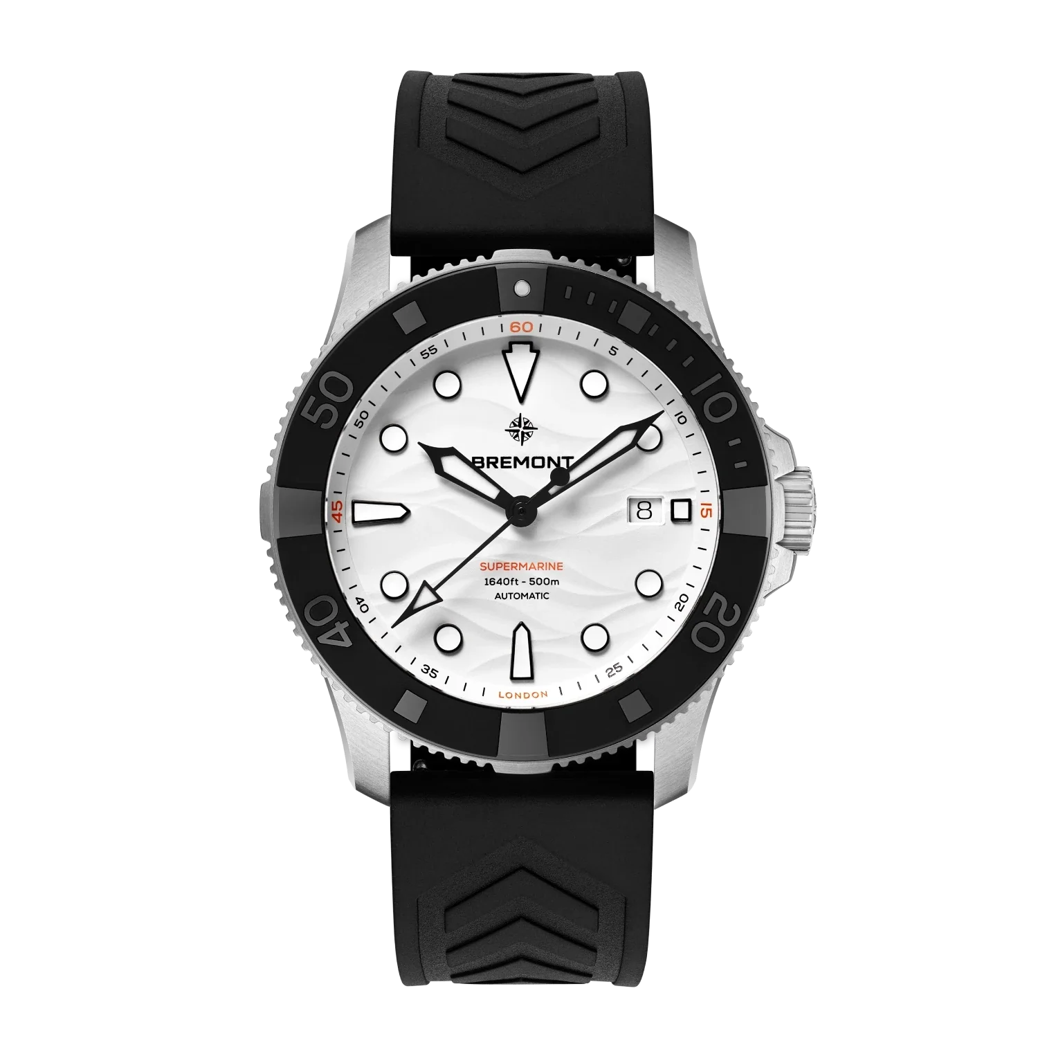 Bremont Supermarine 500m, Polar White SM43-DT-SS-WH-R-S
