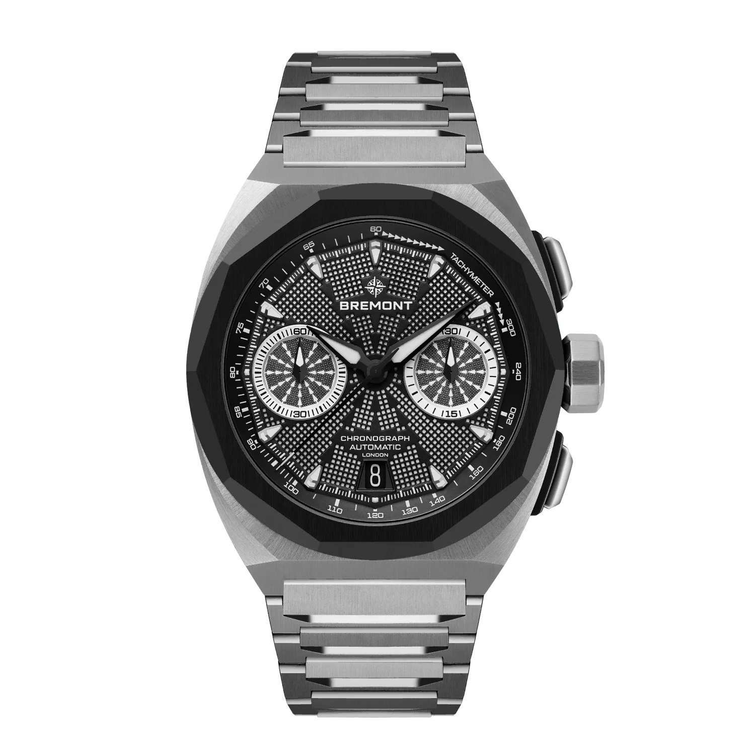 Bremont Supernova 41mm Chronograph Bracelet SN41-CHR-SS-BK-B