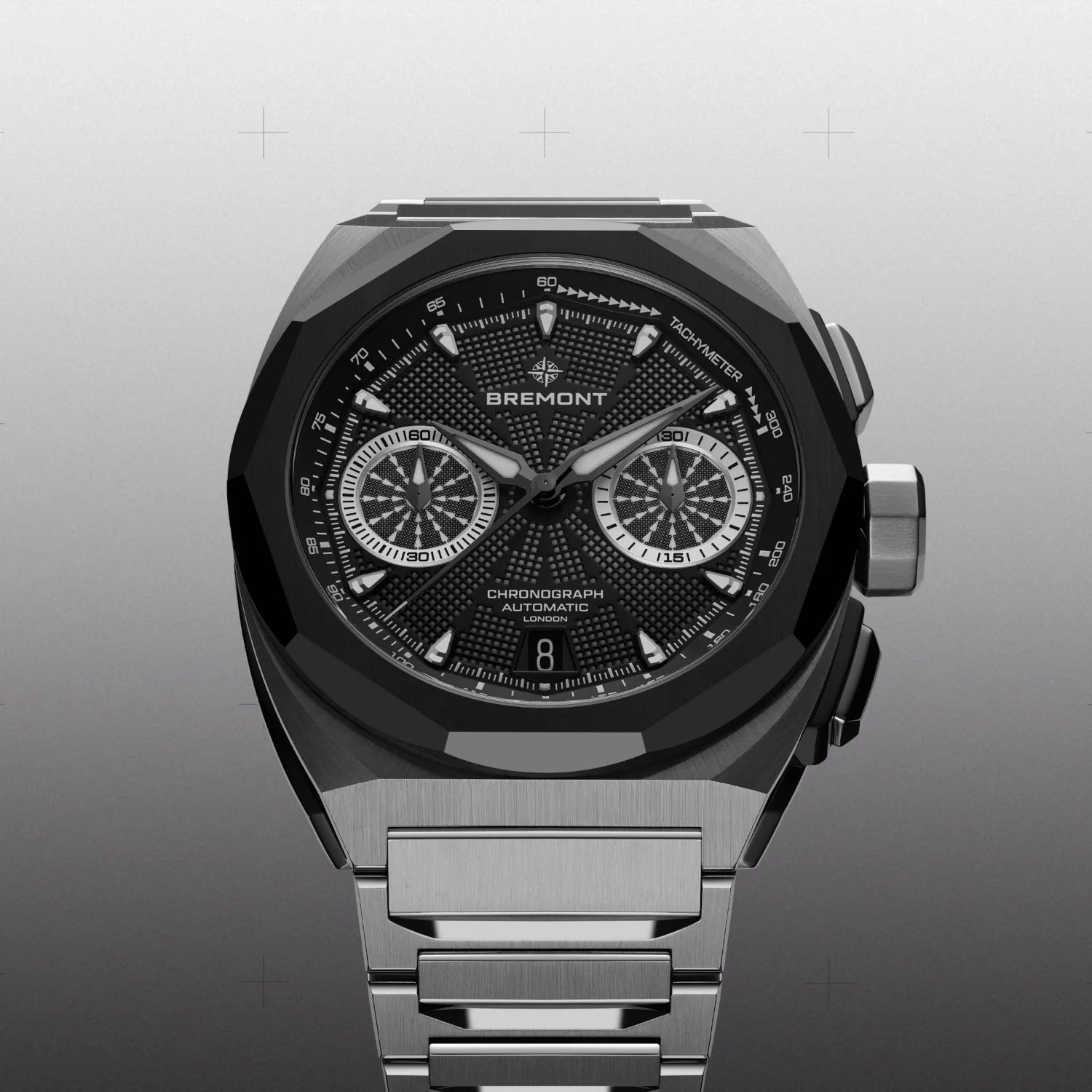 Bremont Supernova 41mm Chronograph Bracelet SN41-CHR-SS-BK-B