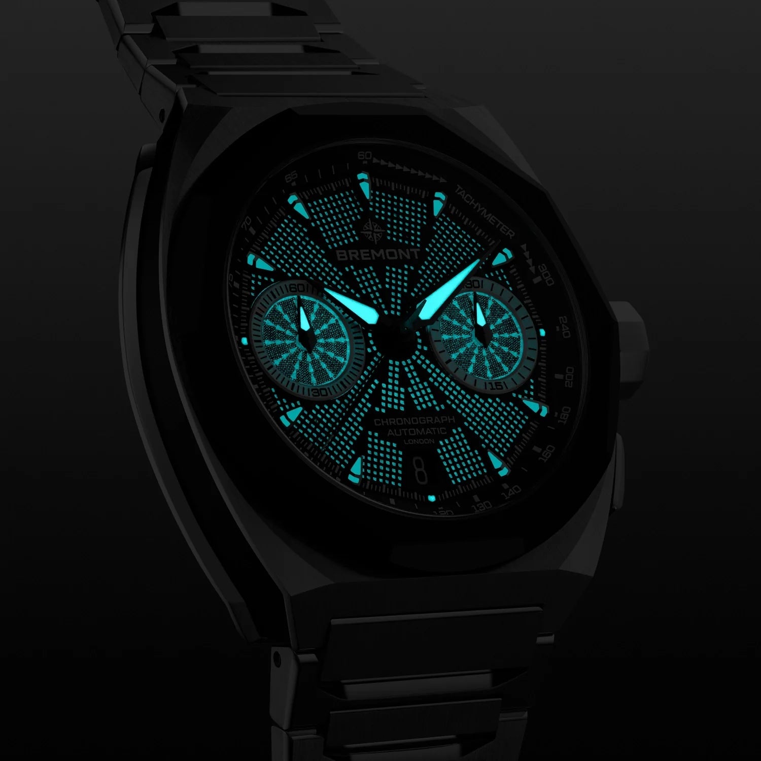 Bremont Supernova 41mm Chronograph Bracelet SN41-CHR-SS-BK-B