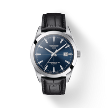 Load image into Gallery viewer, TISSOT GENTLEMAN POWERMATIC 80 SILICIUM BLUE-BLACK LEATHER 40MM
