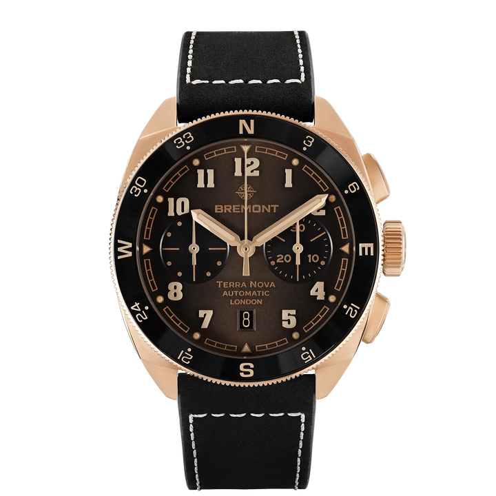 Bremont Terra Nova 42.5 Chronograph, Rose Gold TN42-CHR-RG-BR-L-S