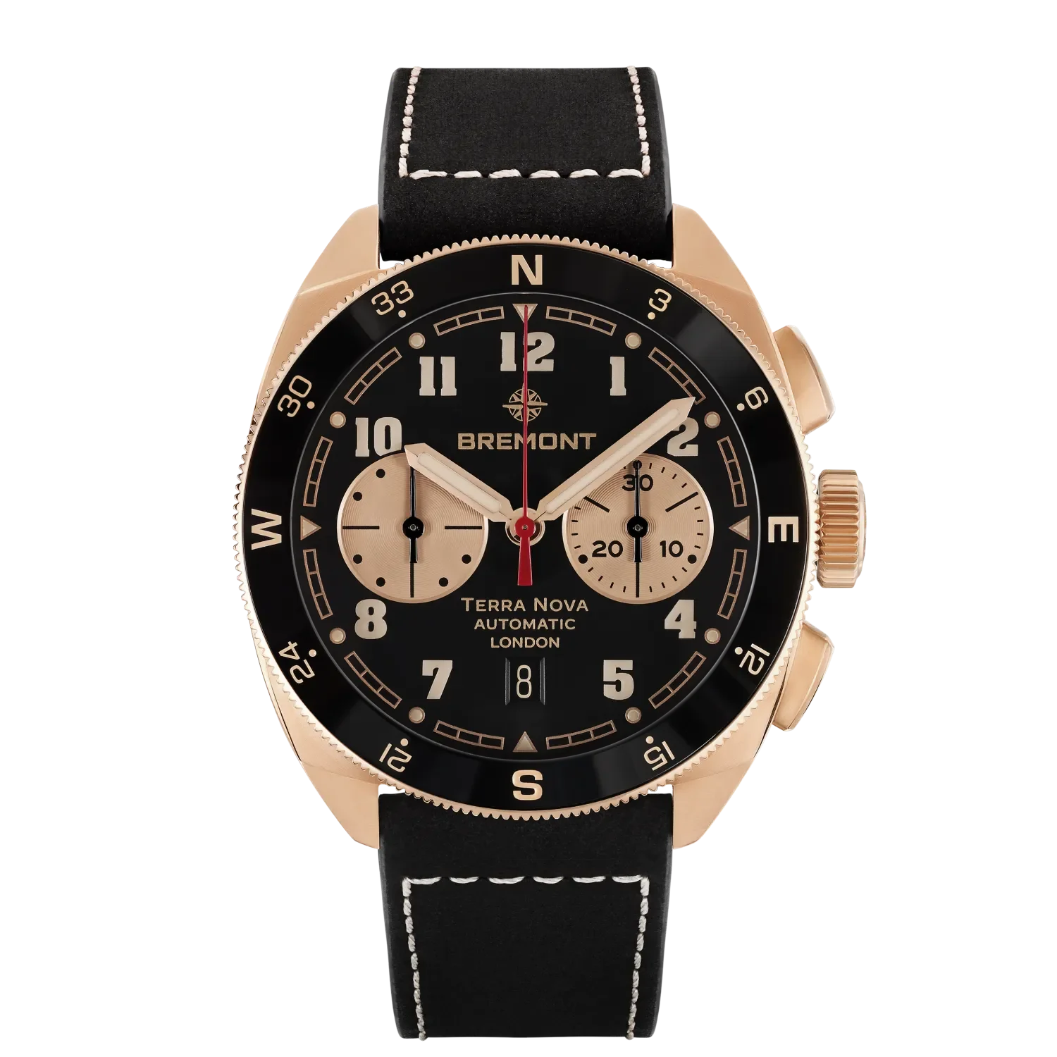 Bremont Terra Nova Jimmy Chin Chronograph, Rose Gold TN42JC-CHR-RG-BK-L-S