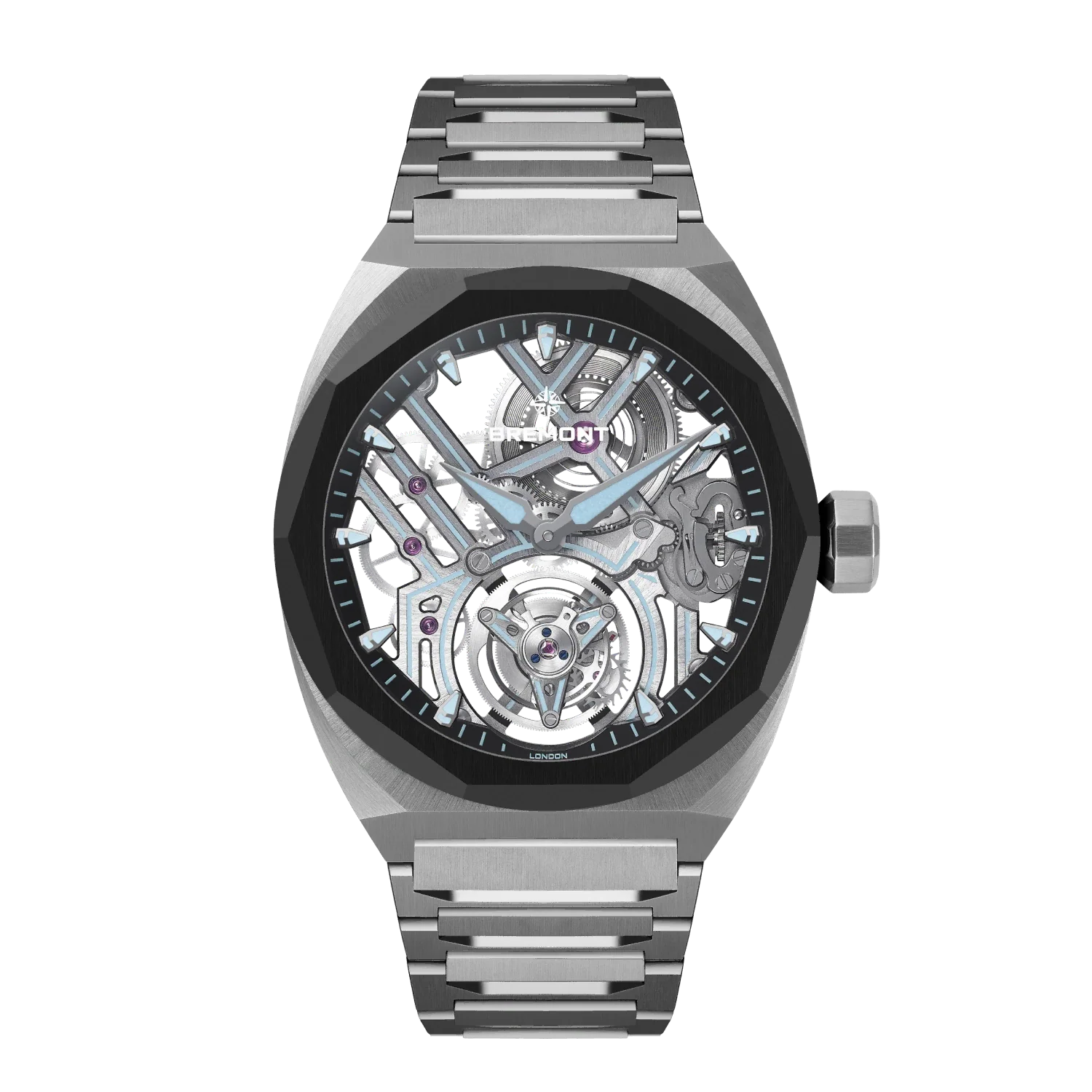 Bremont Supernova 41mm Tourbillon SN41-TOR-SS-ANSKL-B