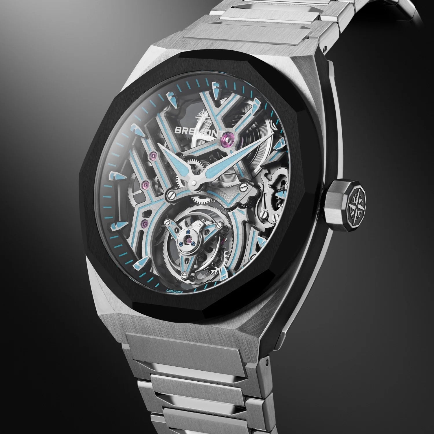 Bremont Supernova 41mm Tourbillon SN41-TOR-SS-ANSKL-B