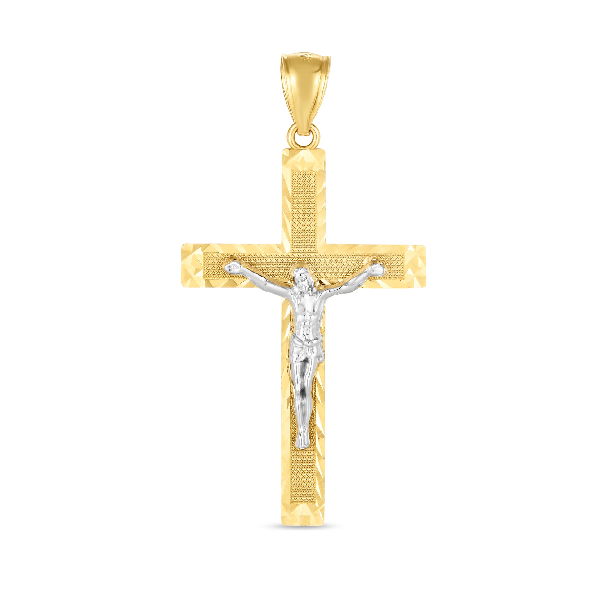 Royal Chain 14K Two-tone Cross Pendant TPD3753