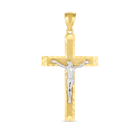 Royal Chain 14K Two-tone Cross Pendant TPD3753