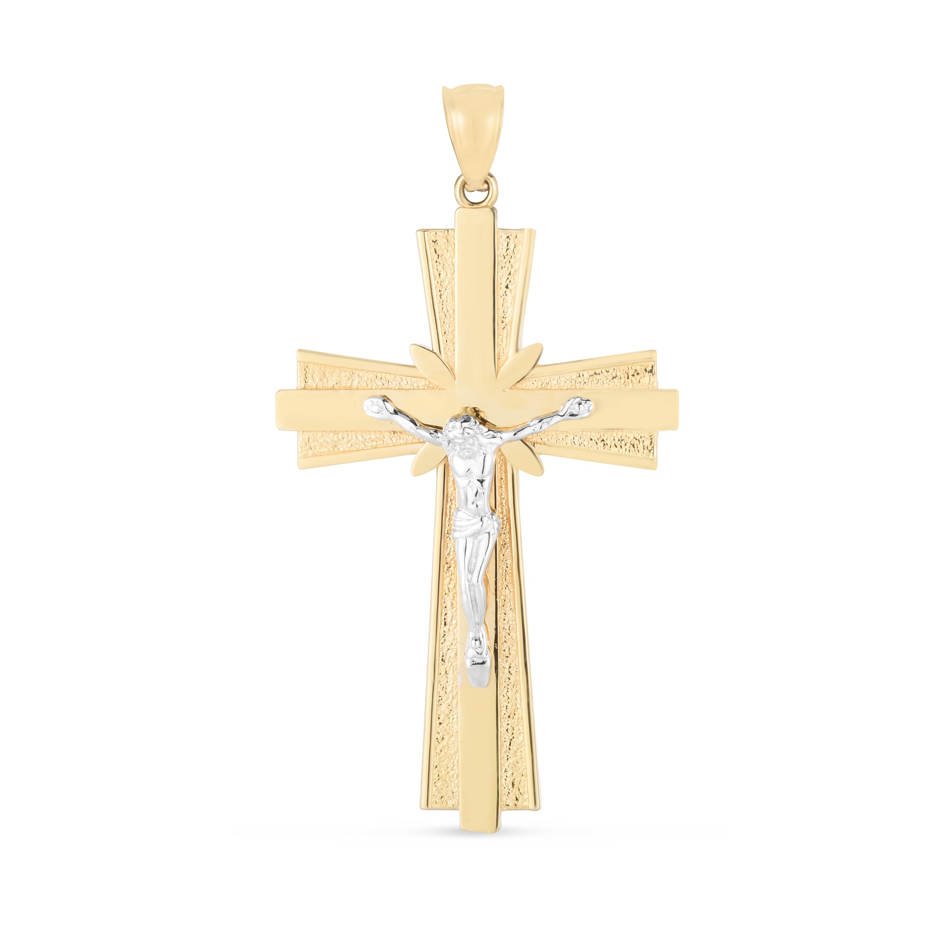 Royal Chain 14K Two-tone Cross Pendant TPD3761