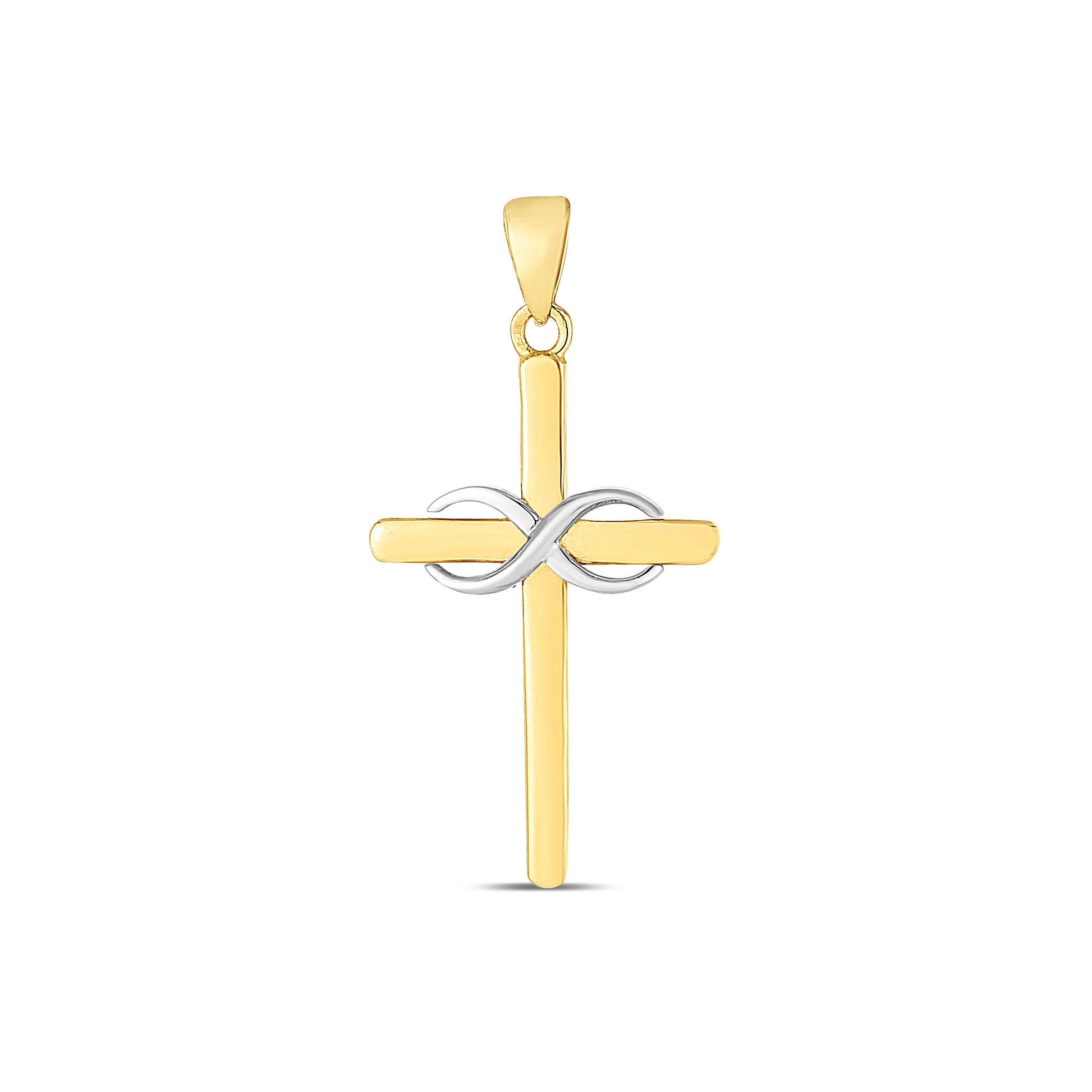 Royal Chain 14K Two-tone Cross Pendant TPD9928
