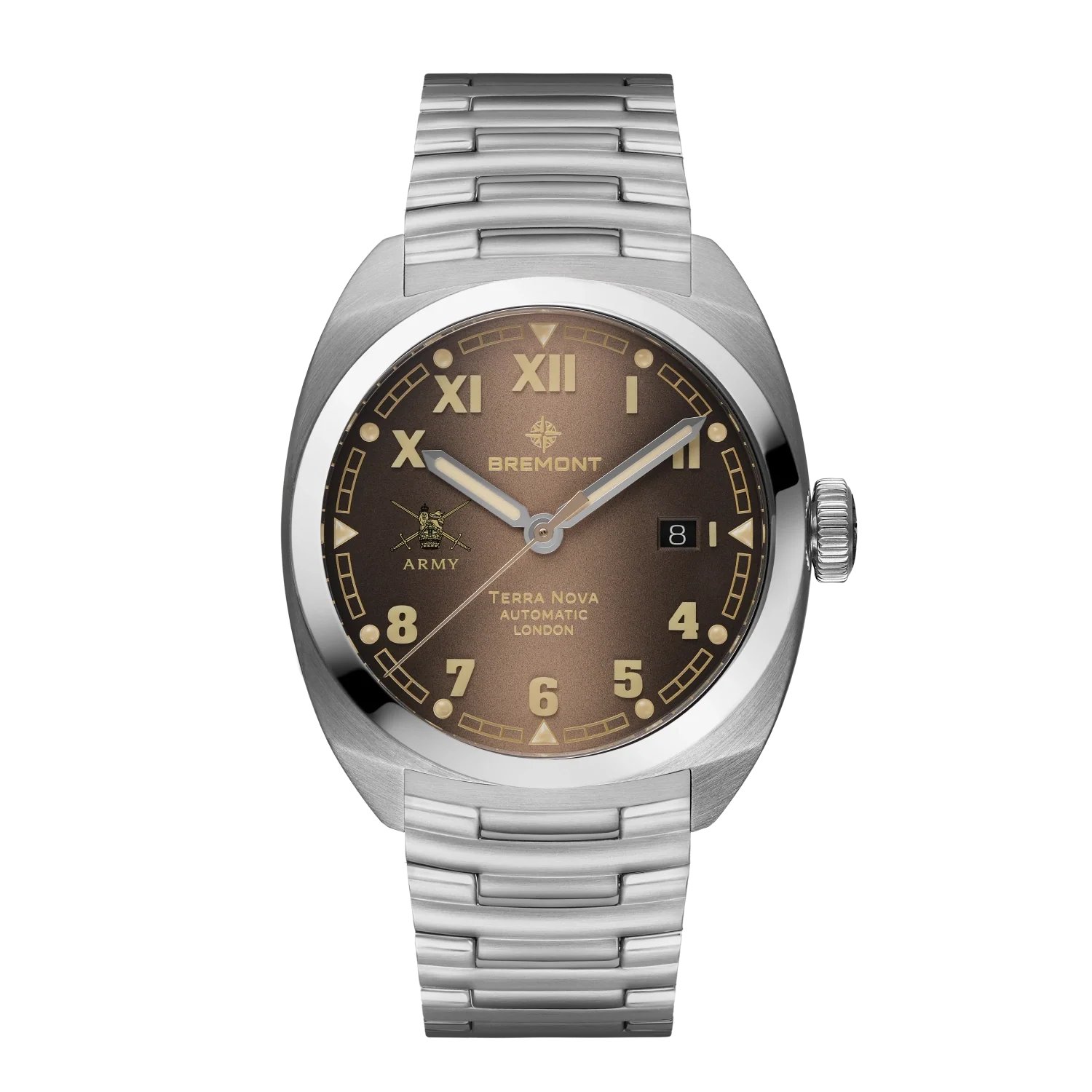Bremont HMAF Terra Nova 40.5mm Date Bracelet TN40-DT-SS-HMAF-BR-B