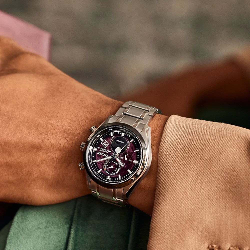 Citizen Tsuki-yomi A-T Atomic Timekeeping / Super Titanium™ BY1018-55X