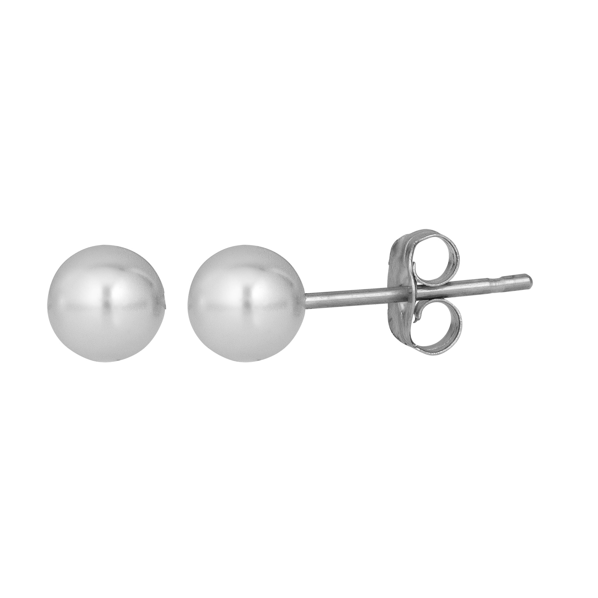 Royal Chain 14K Gold Pearl Stud Earring