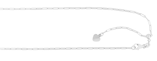 Royal Chain 14K Gold 1.5mm Adjustable Paperclip Chain APCLIP035