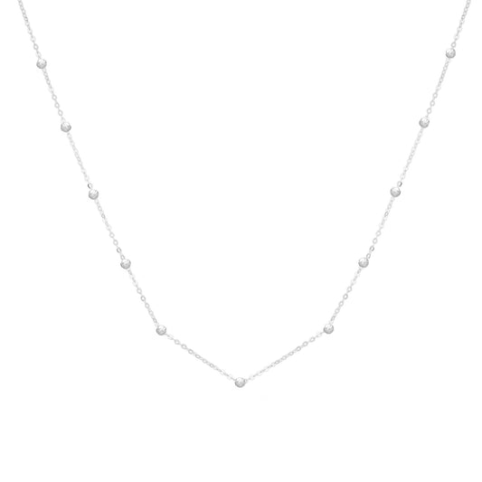 Royal Chain 14K Saturn Bead Chain Necklace C17114