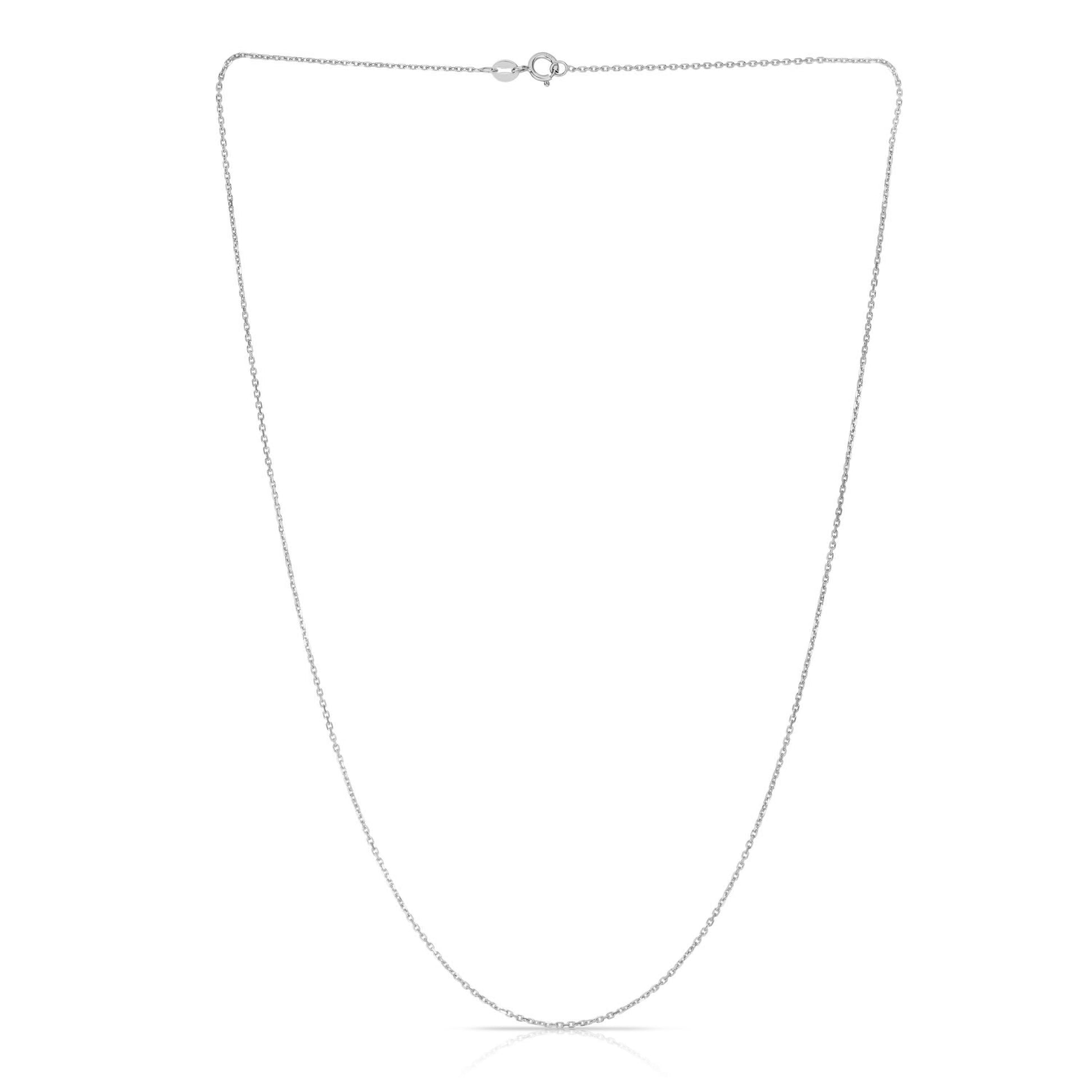 Royal Chain 14K Gold 1.1mm Diamond Cut Cable Chain WCAB030