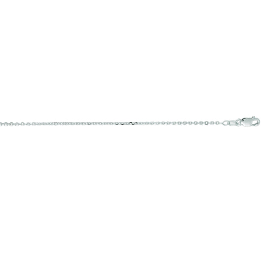 Royal Chain 14K Gold 1.3mm Diamond Cut Cable Chain WCAB035