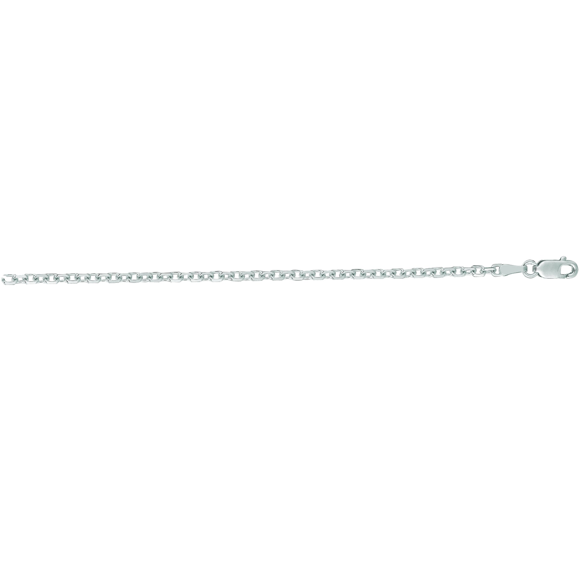 Royal Chain 14K Gold 2.3mm Diamond Cut Cable Chain WCAB060