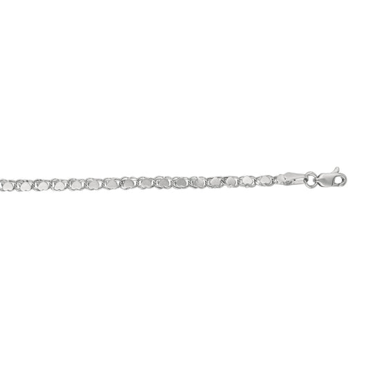 Royal Chain 14K Gold 3mm Heart Chain HC1