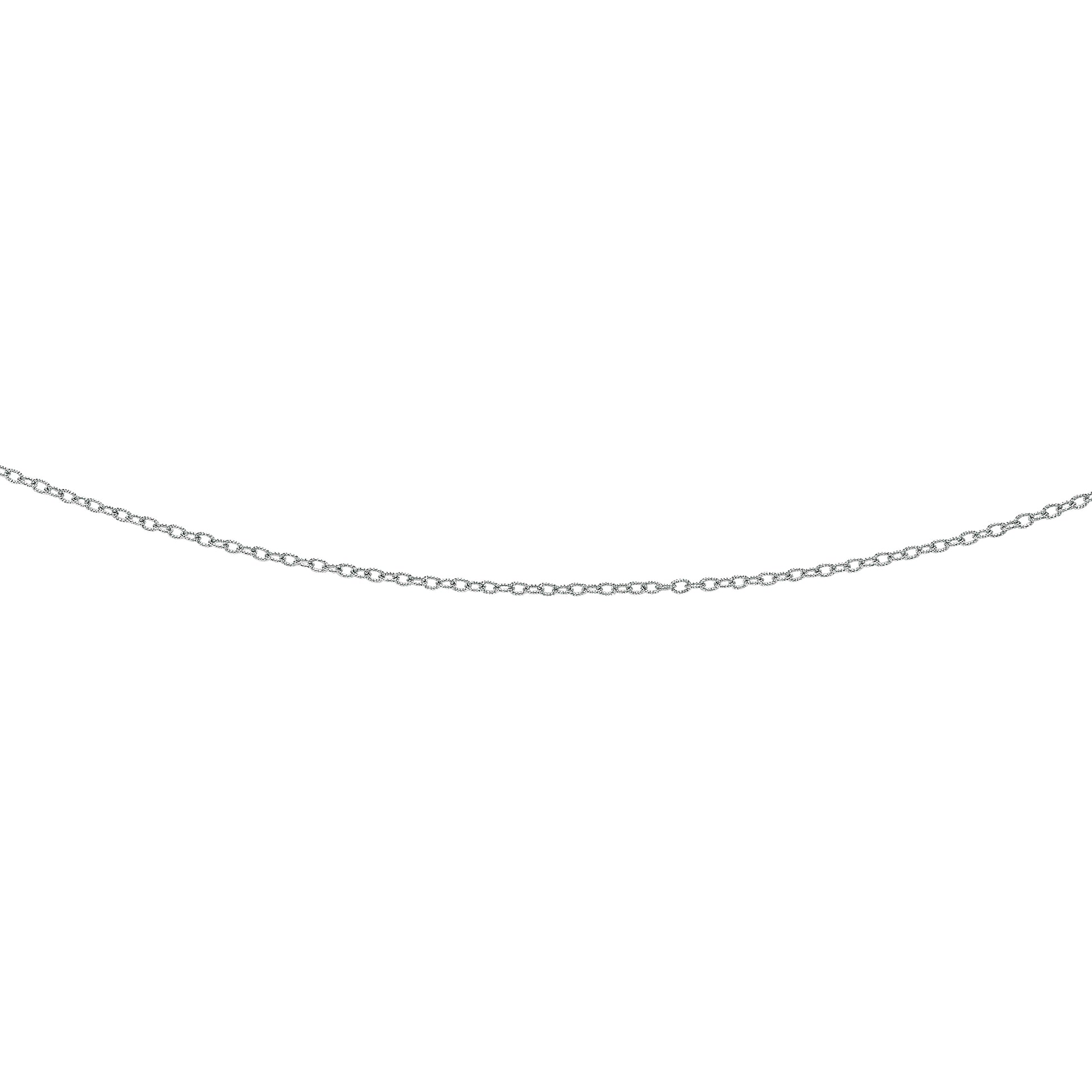Royal Chain 14K Gold 2.3mm Textured Cable Chain LK156