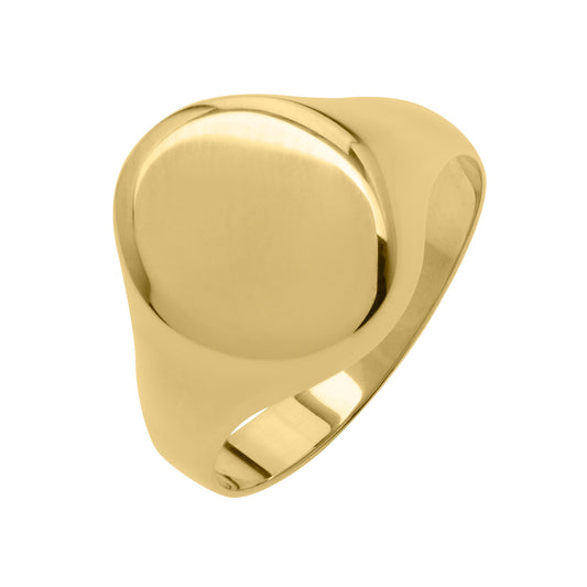 Royal Chain 10K Classic Signet Ring ZR7068