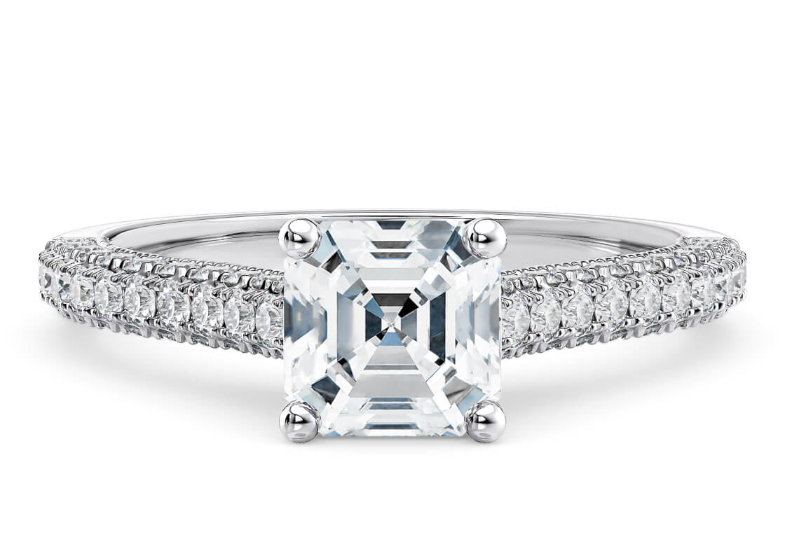 Bloomsbury Asscher Shape Thread Vintage 2.00 mm