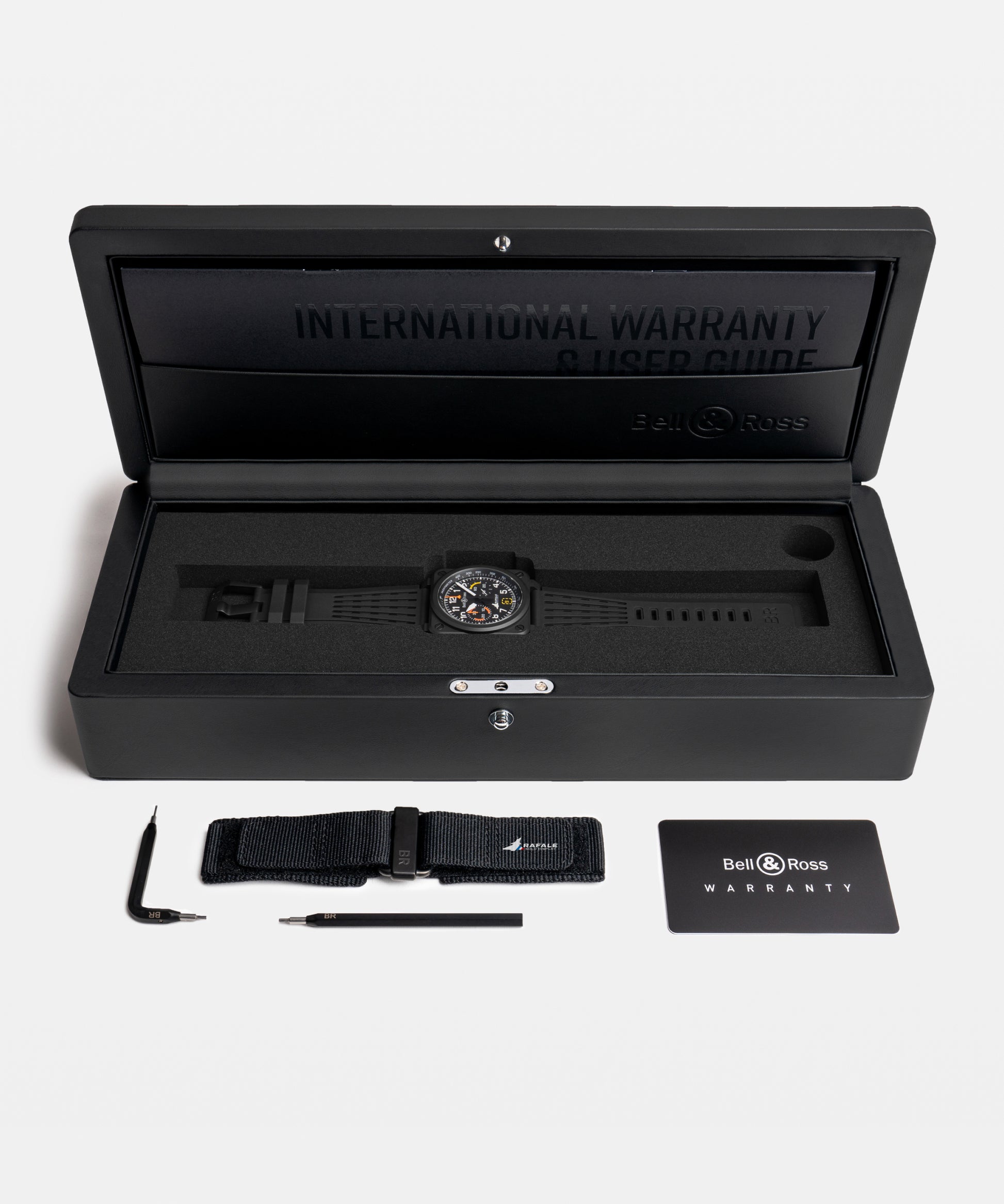 Bell & Ross BR-03 Chrono Rafale Solo Display BR0393-COM-ST/SRB