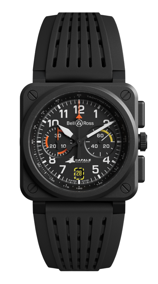 Bell & Ross BR-03 Chrono Rafale Solo Display BR0393-COM-ST/SRB