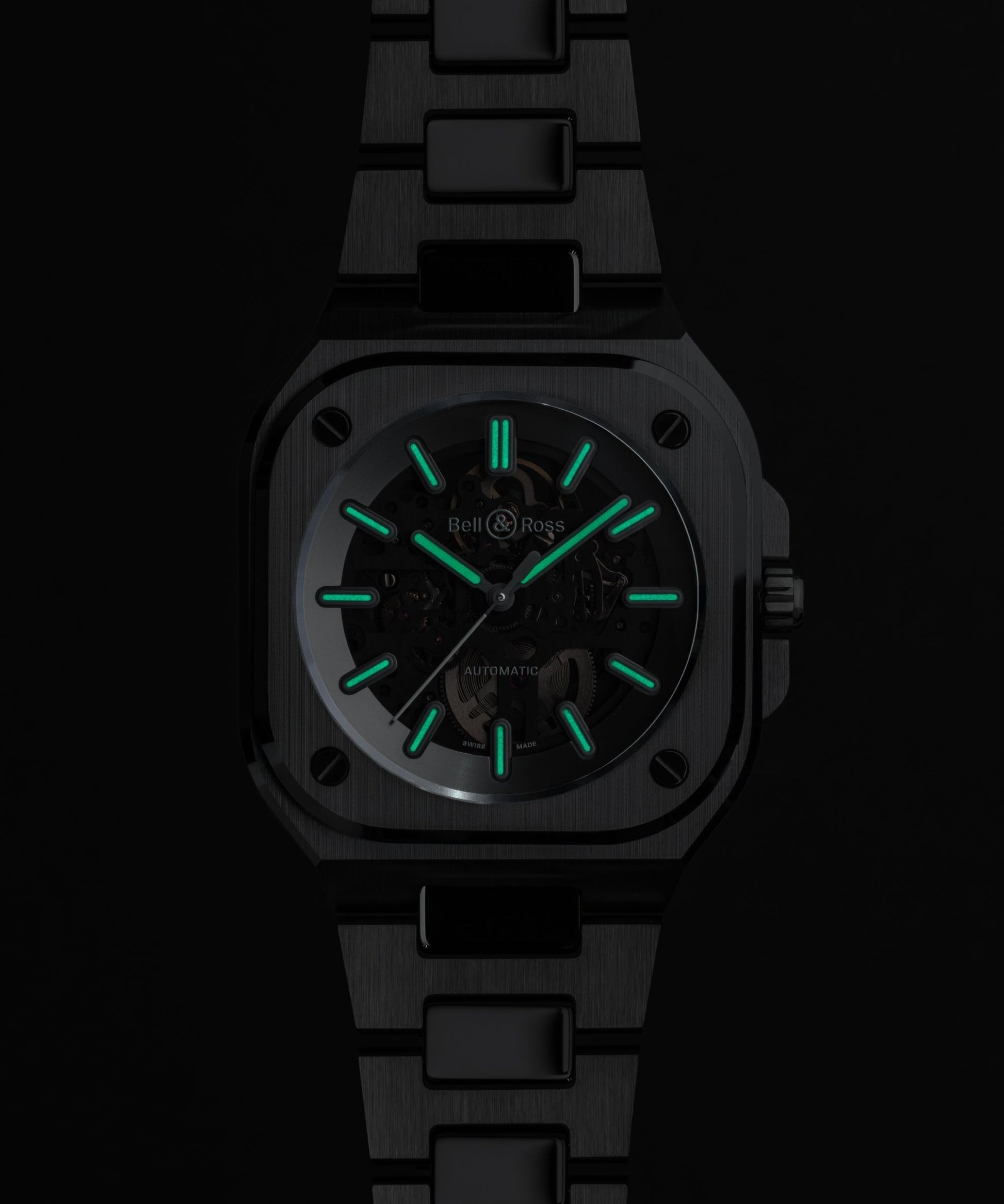 Bell & Ross BR-05 Skeleton Phantom Ceramic BRX5R-BO-TC/SRB