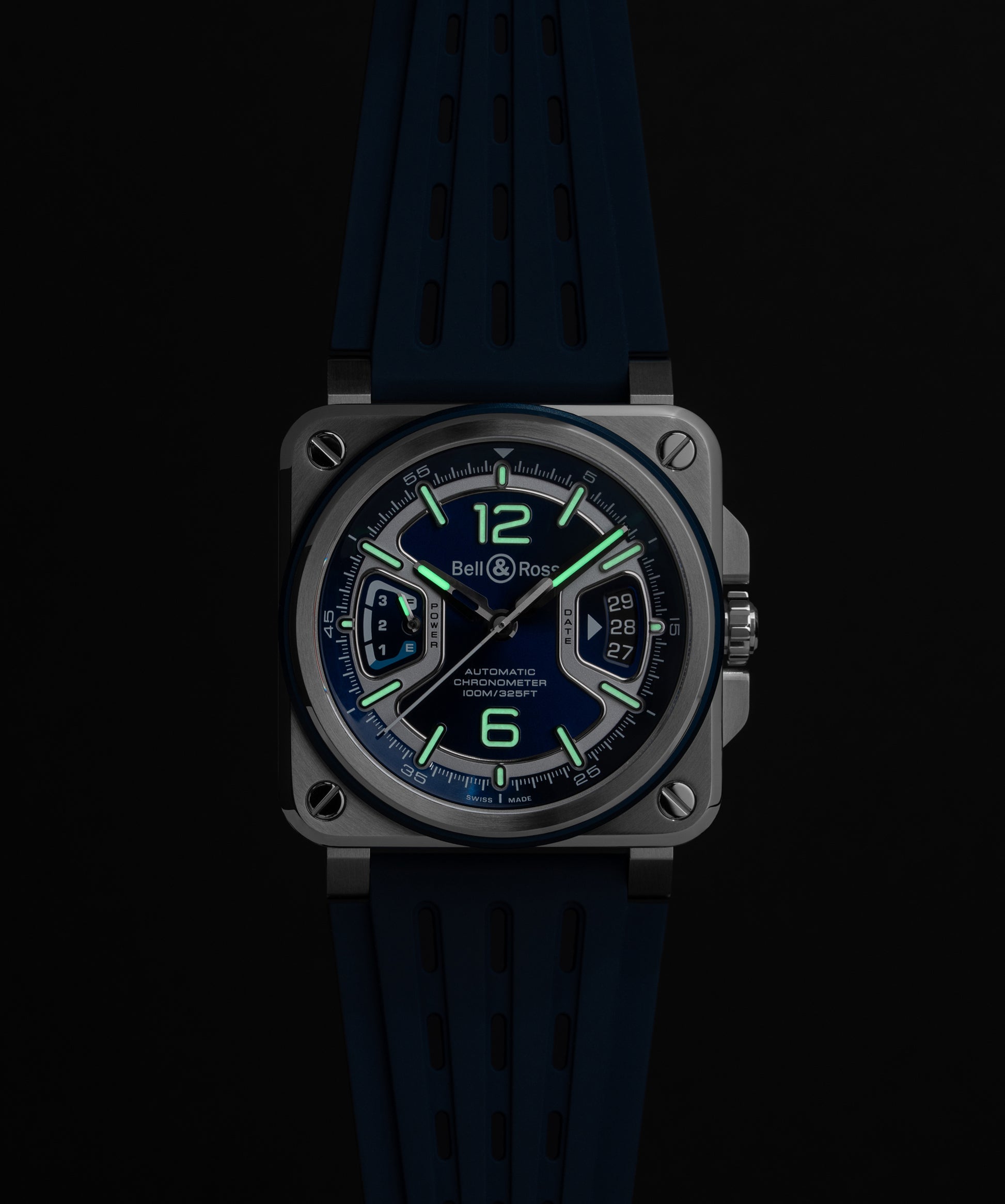 Bell & Ross BR-X3 Blue Steel BRX3R-BL-TI/SRB