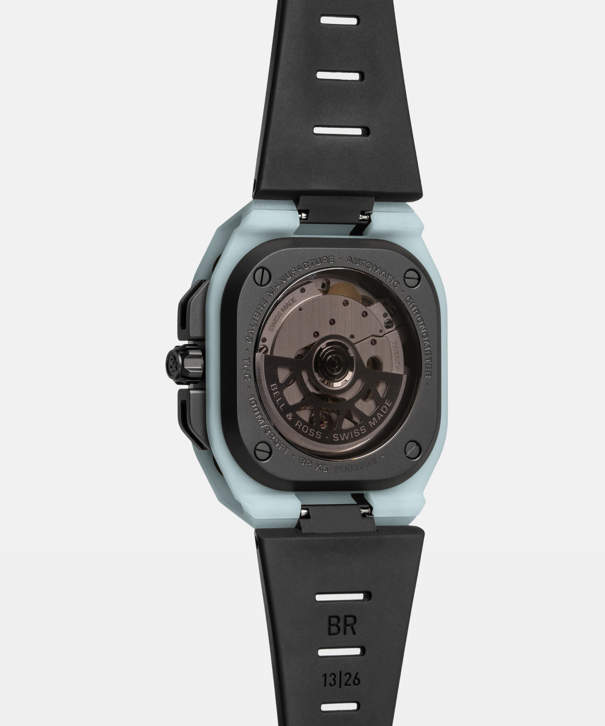 Bell & Ross BR-X5 Blue Lum 41 MM BR05C-RTH-STPG/SRB