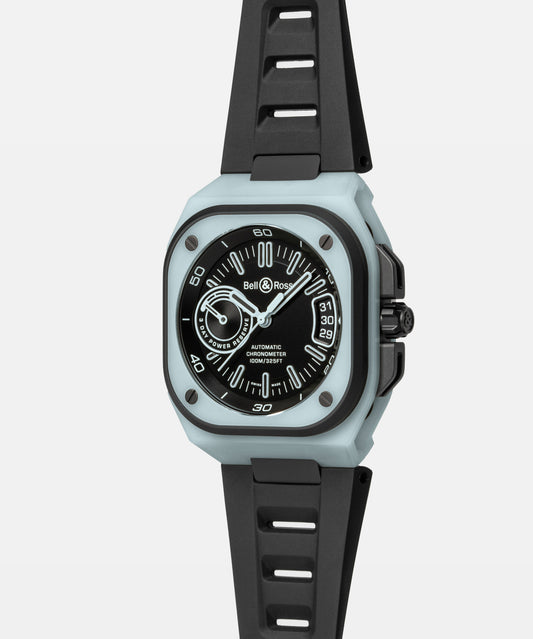 Bell & Ross BR-X5 Blue Lum 41 MM BR05C-RTH-STPG/SRB