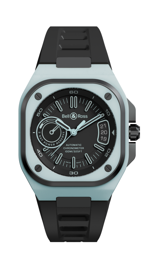 Bell & Ross BR-X5 Blue Lum 41 MM BR05C-RTH-STPG/SRB