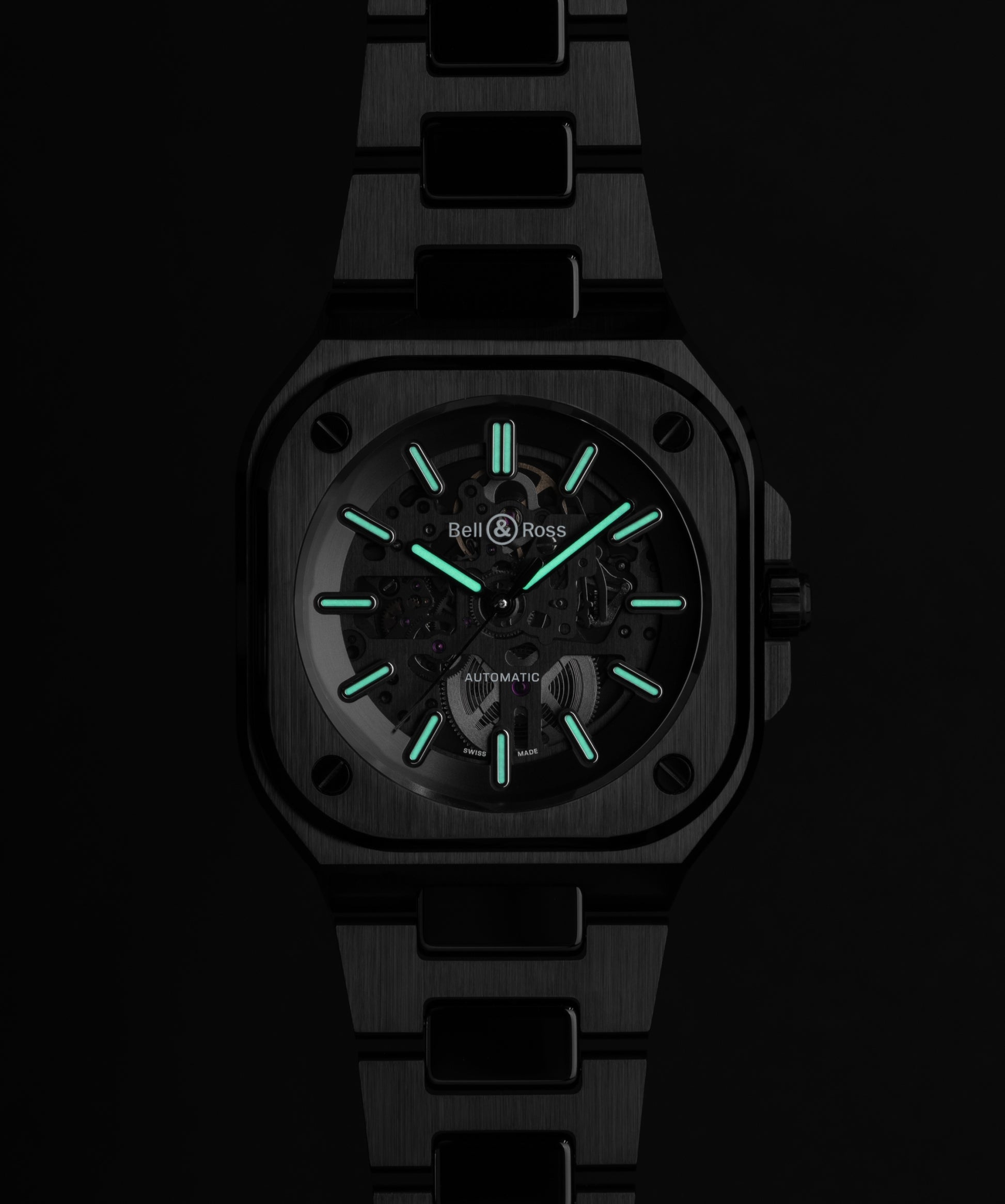 Bell & Ross BR-05 Skeleton Black Ceramic 41 MM BR05A-AB-SKST/SST