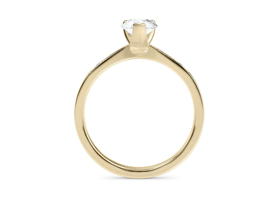 Delicacy Vintage Pear Shape Thread Vintage 2.00 mm