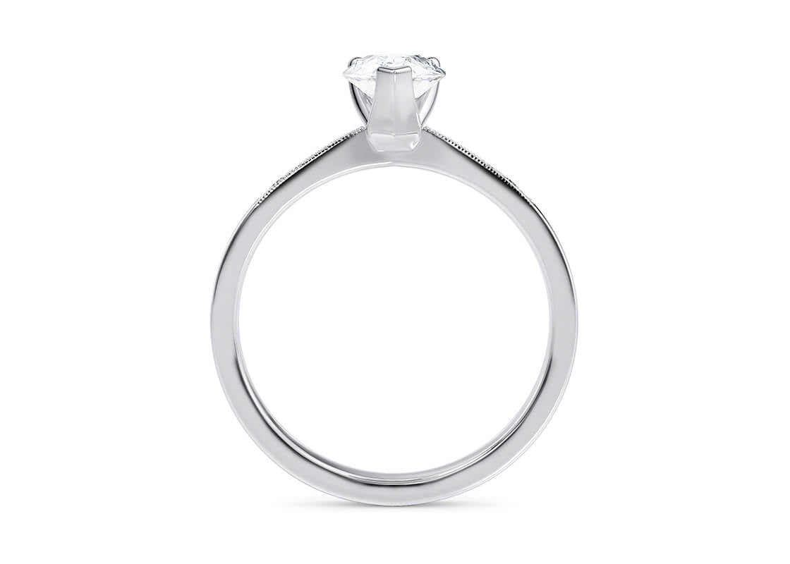 Delicacy Vintage Pear Shape Thread Vintage 2.00 mm