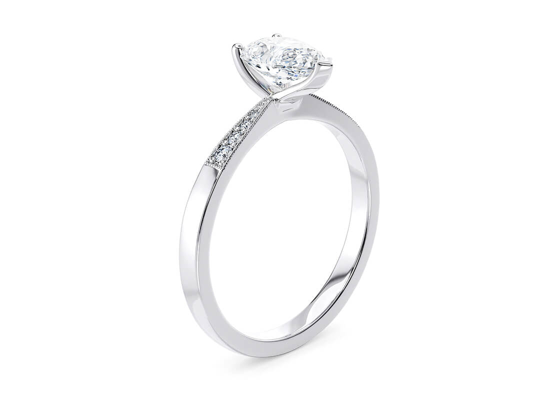 Delicacy Vintage Pear Shape Thread Vintage 2.00 mm