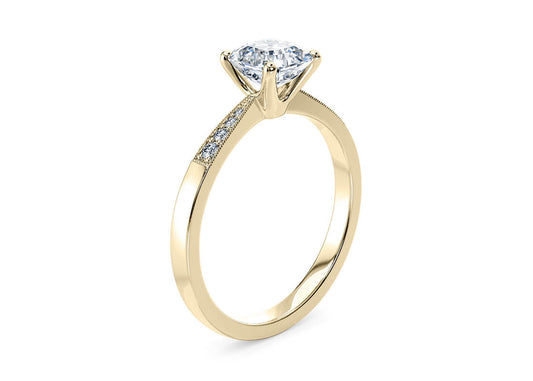 Delicacy Vintage Asscher Shape Thread Vintage 2.00 mm