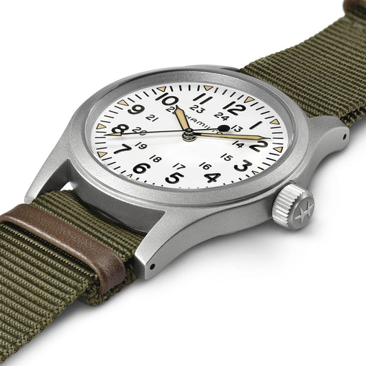 Khaki Field Mechanical 38mm H69439411