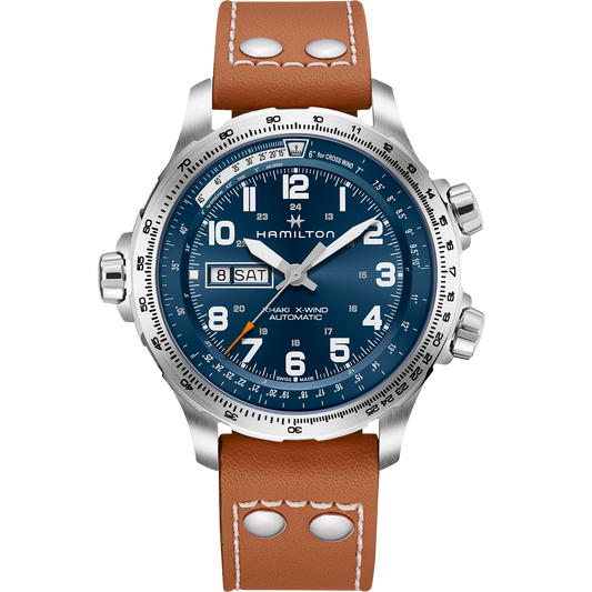Khaki Aviation X-Wind Day Date Auto H77765541