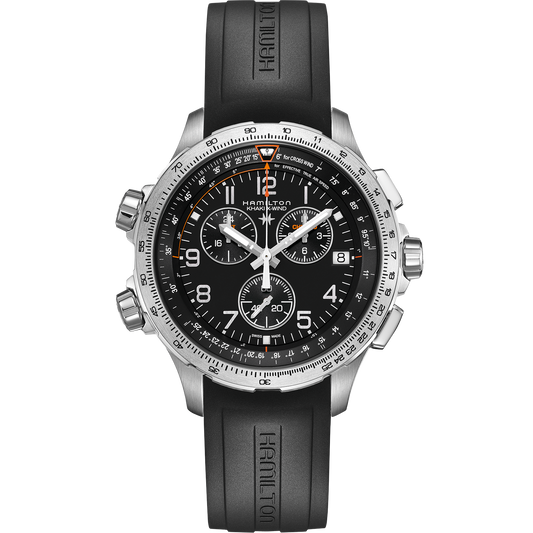 Khaki Aviation X-Wind GMT Chrono Quartz H77912335