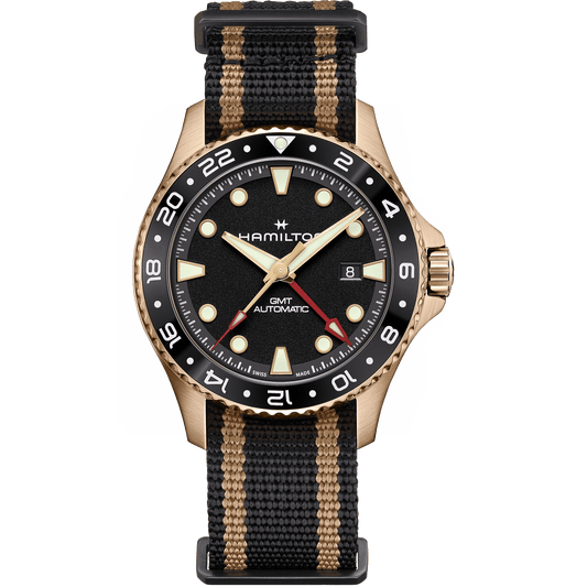 Hamilton Khaki Navy Scuba Automatic GMT 43mm Bronze H82565930