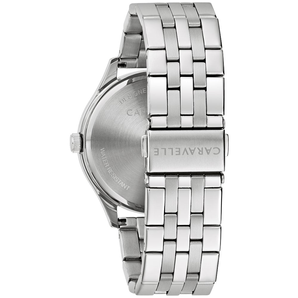 Bulova Caravelle Stainless Steel Classic CAR Mens Watch Watch 43B174