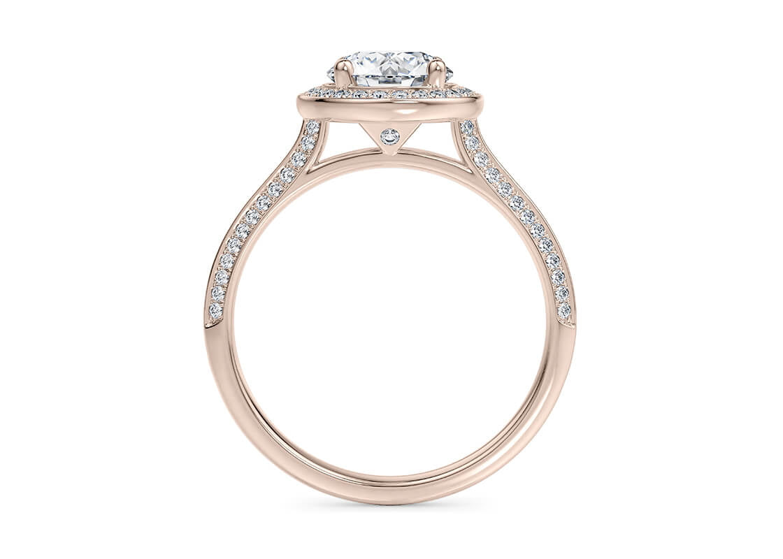 Olympia Engagement Ring Round Shape Thread Olympia 1.90 mm