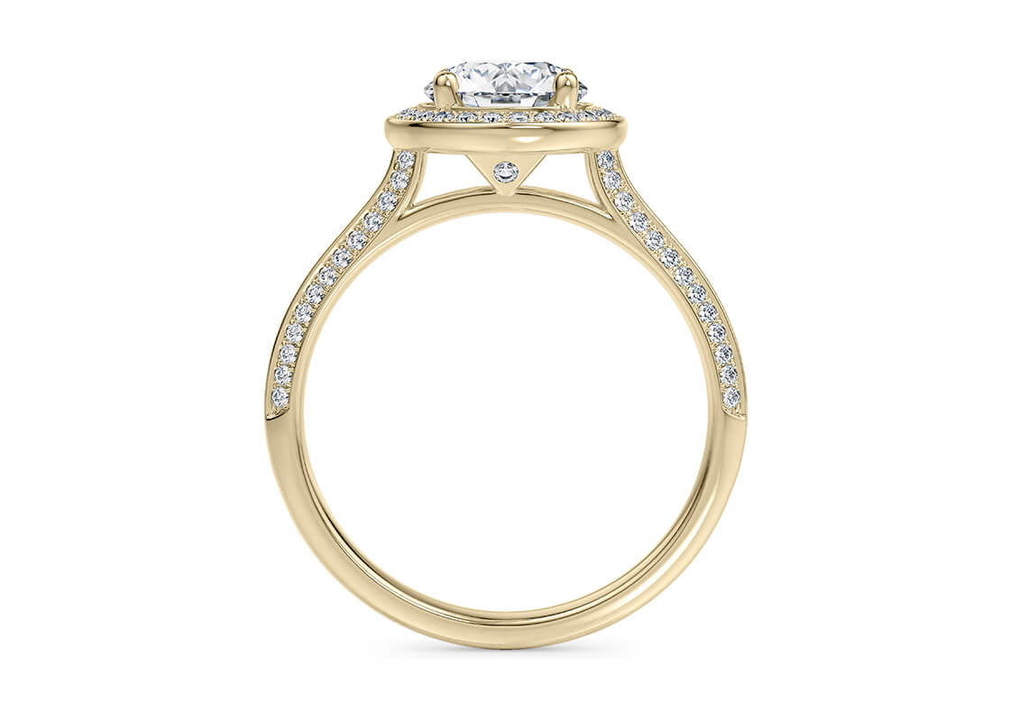 Olympia Engagement Ring Round Shape Thread Olympia 1.90 mm