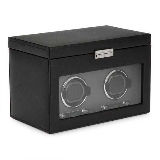 Wolf Double Watch Winder with Storage 456202