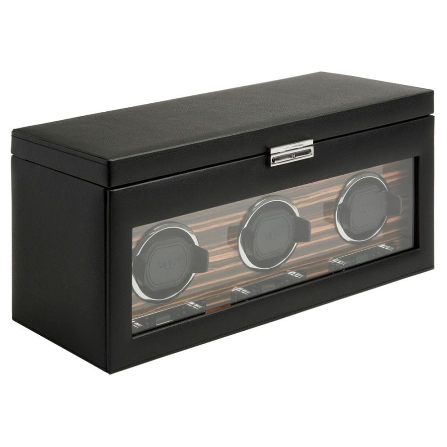 Wolf Roadster Triple Watch Winder with Storage 457356