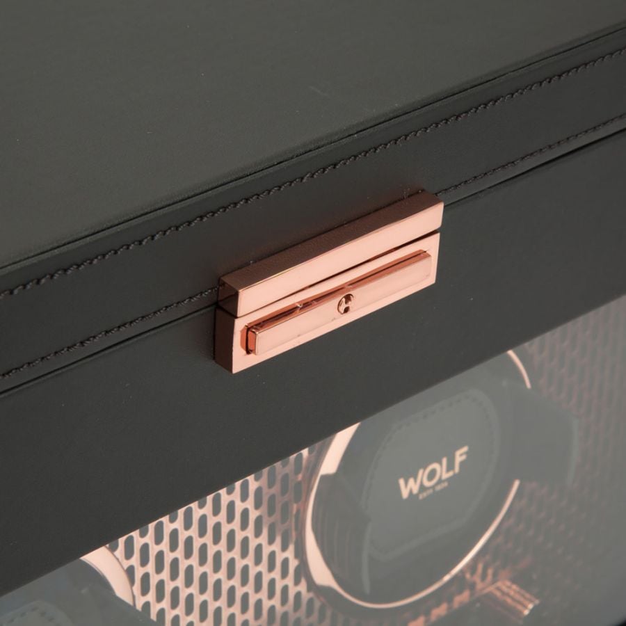 Wolf Axis Double Watch Winder With Storage 469316