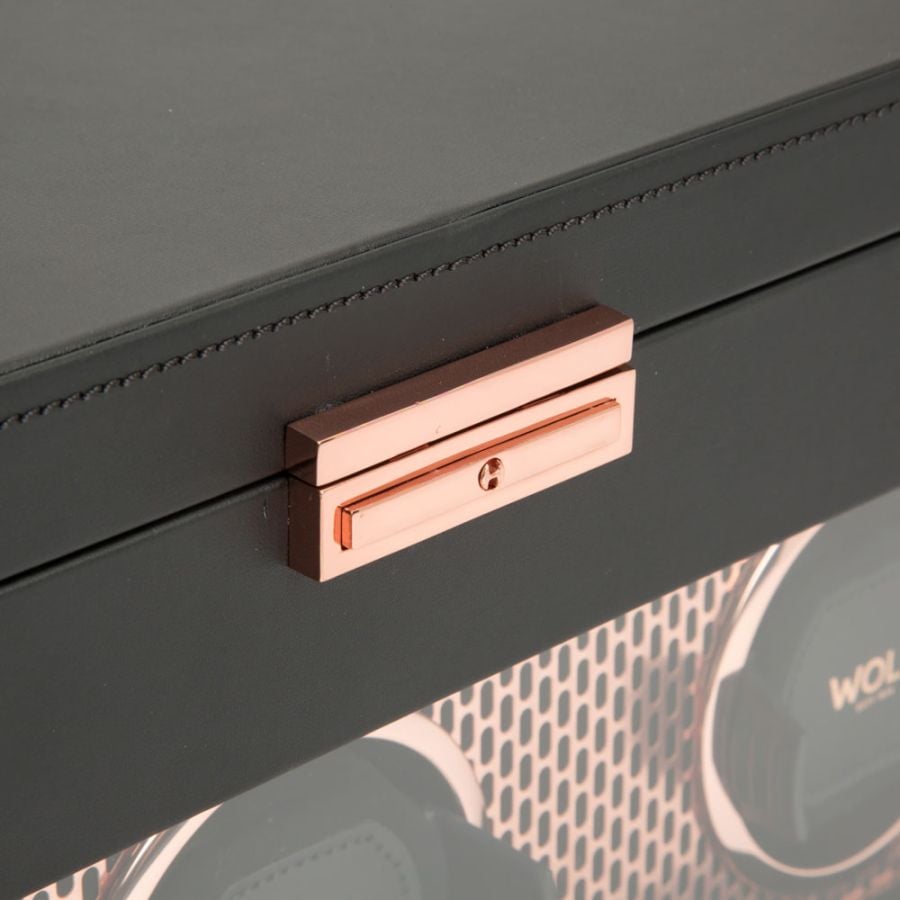 Wolf Axis Triple Watch Winder With Storage 469416